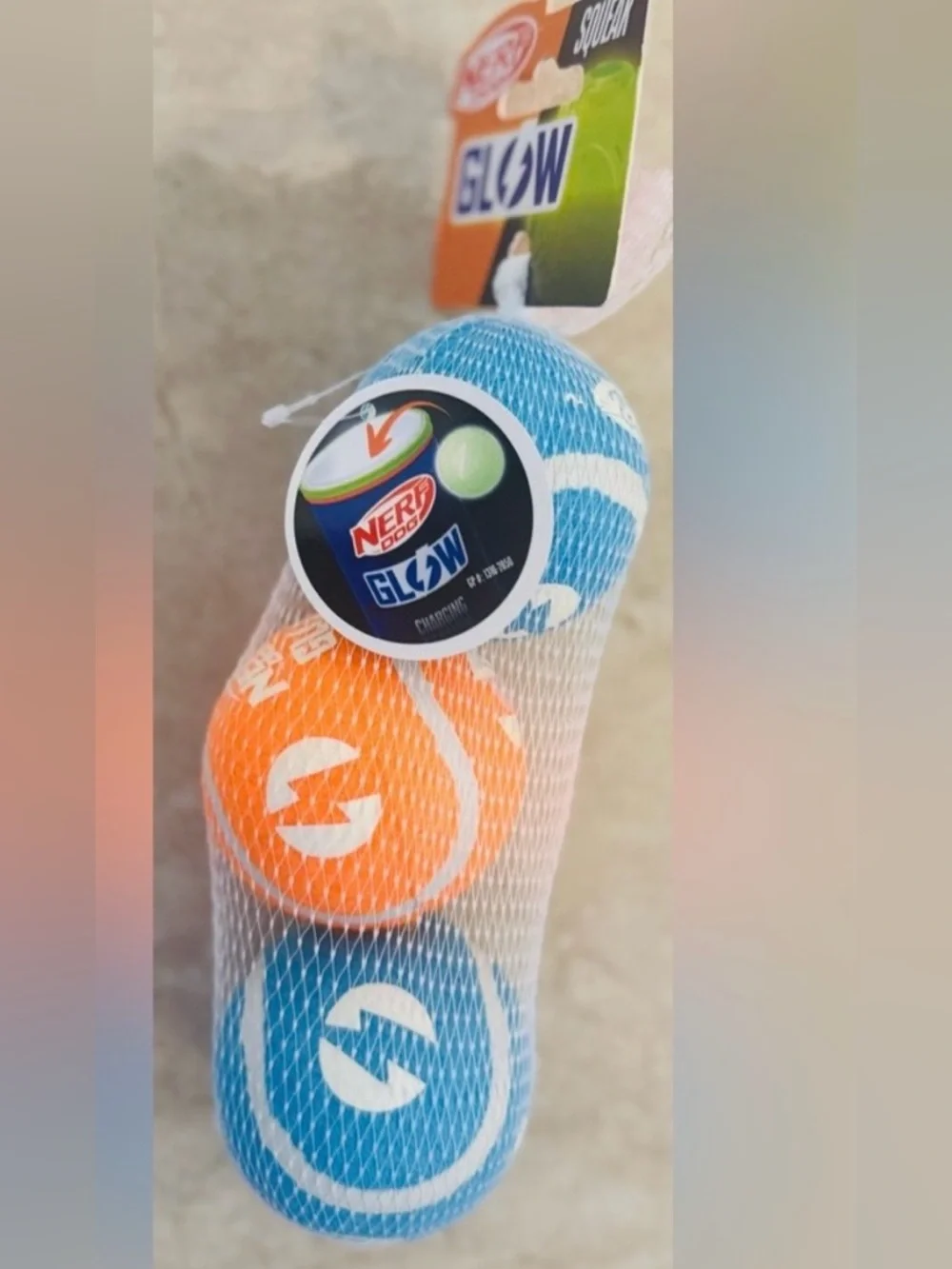 Nerf Dog™ Glow Squeak Bubble Bone, Nerf Dog Glow Football & Nerf Dog Glow Balls